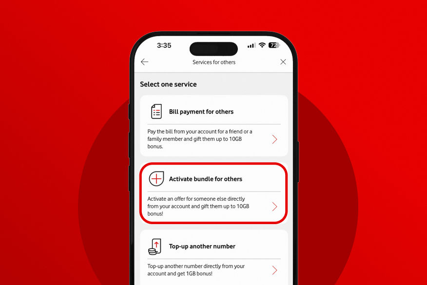 Aktivizo paketën për dikë tjetër card img en