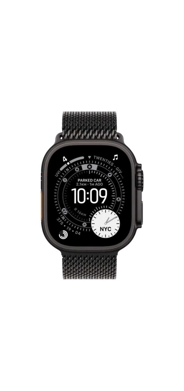Apple Watch Ultra 3 GPS 49mm Black Titanium Case+Band